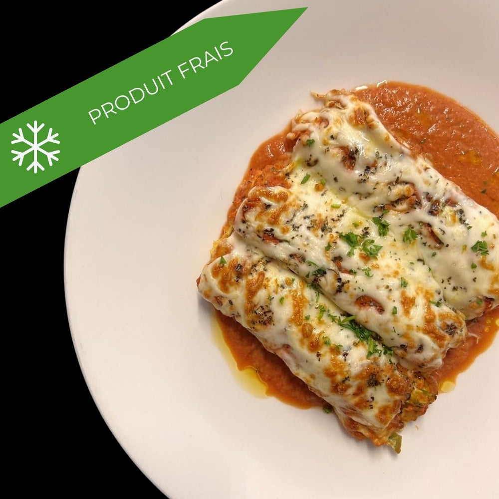 Cannellonnis farcis légumes et ricotta