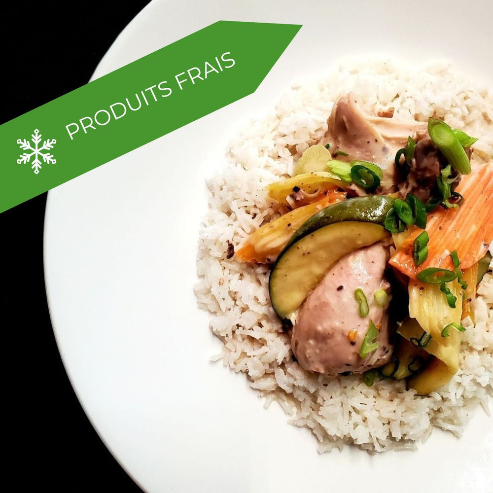 Cari vert de poulet à la thailandaise