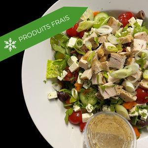 
                  
                    Salade grecque au poulet
                  
                