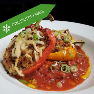 
                  
                    Poivrons farcis gratinés
                  
                