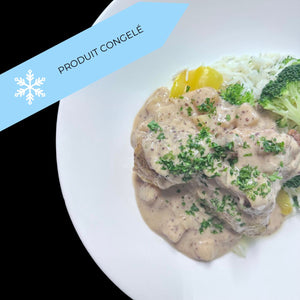
                  
                    Poulet à la moutarde et aux poires
                  
                