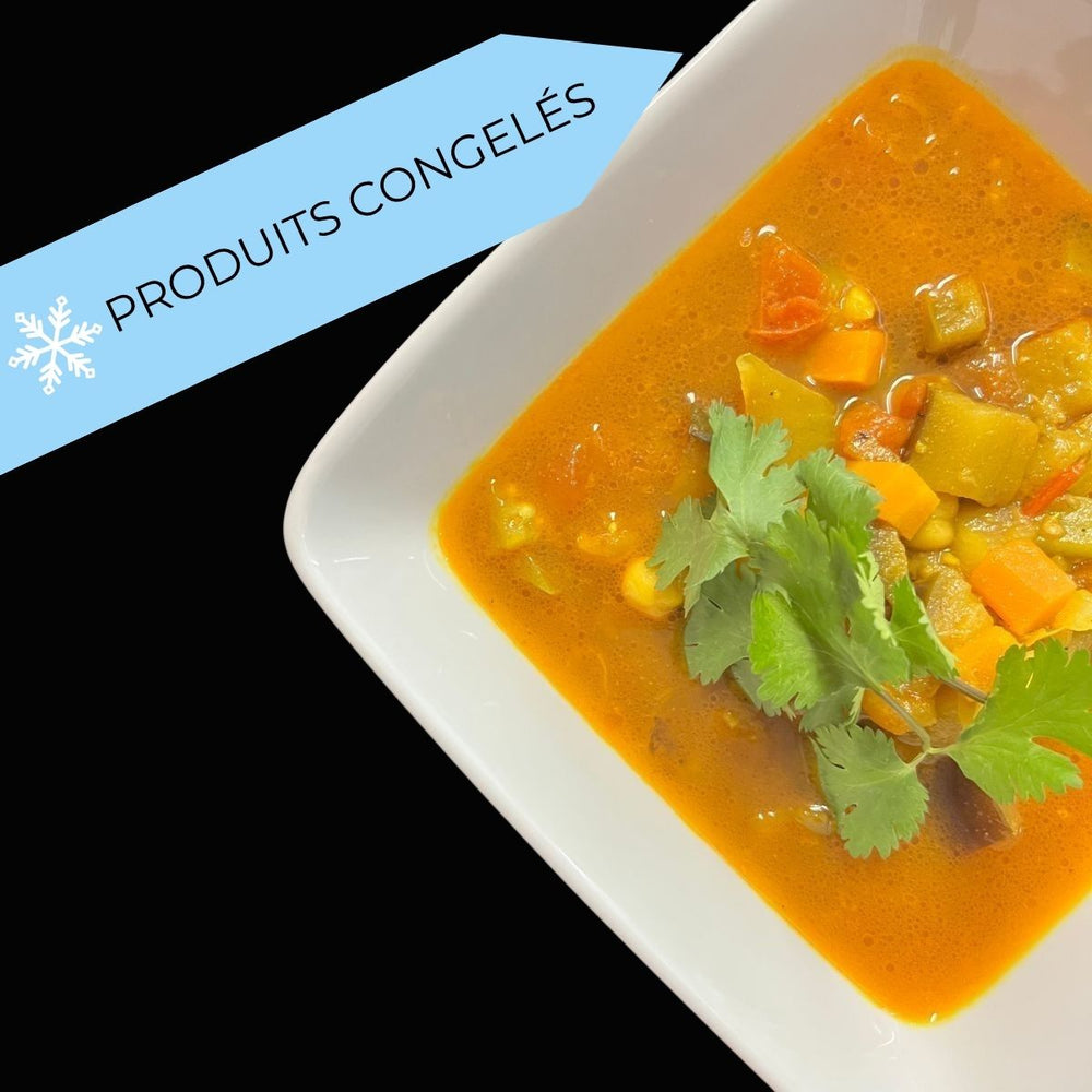 Potage de pois chiche à l'indienne