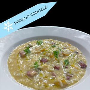 
                  
                    Risotto courge bacon (sous-vide)
                  
                