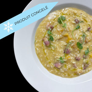 
                  
                    Risotto courge bacon (sous-vide)
                  
                