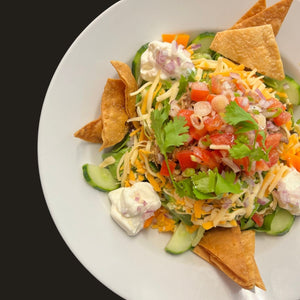 
                  
                    Salade style taco au porc effiloché
                  
                